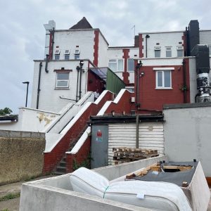 Back entrance