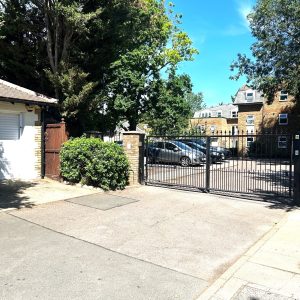 Gated Front Entrance
